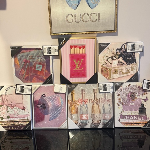 Other - Design district Crystal Lux gorgeous wall art New with tag your choice of one!!!